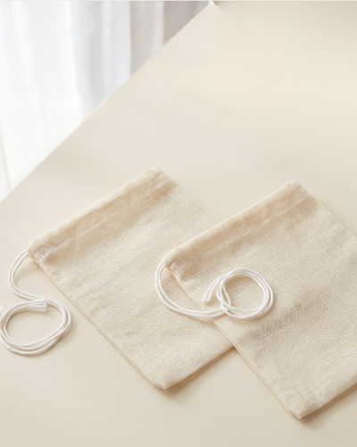 Sachets de thé en coton